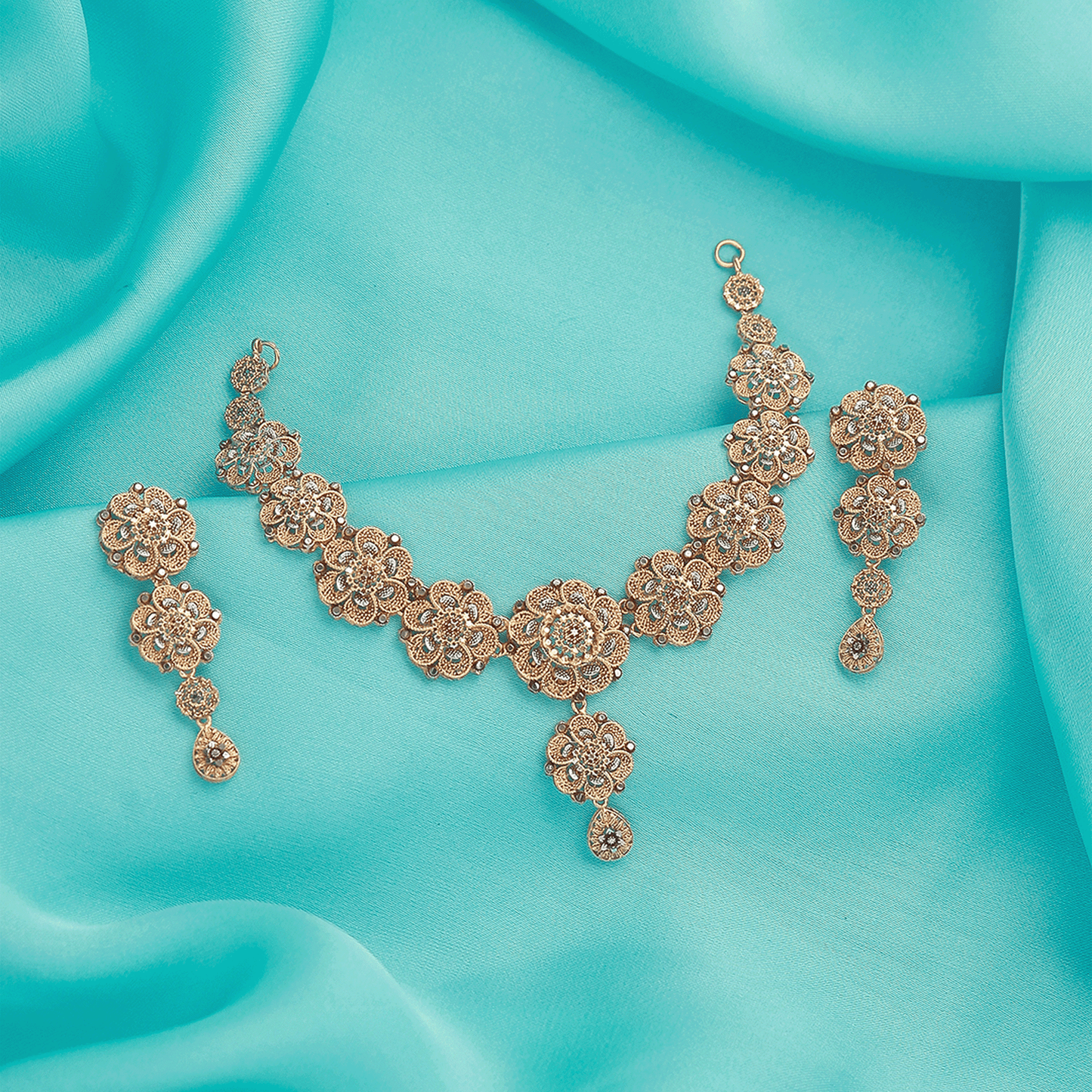 Peony Necklace Set