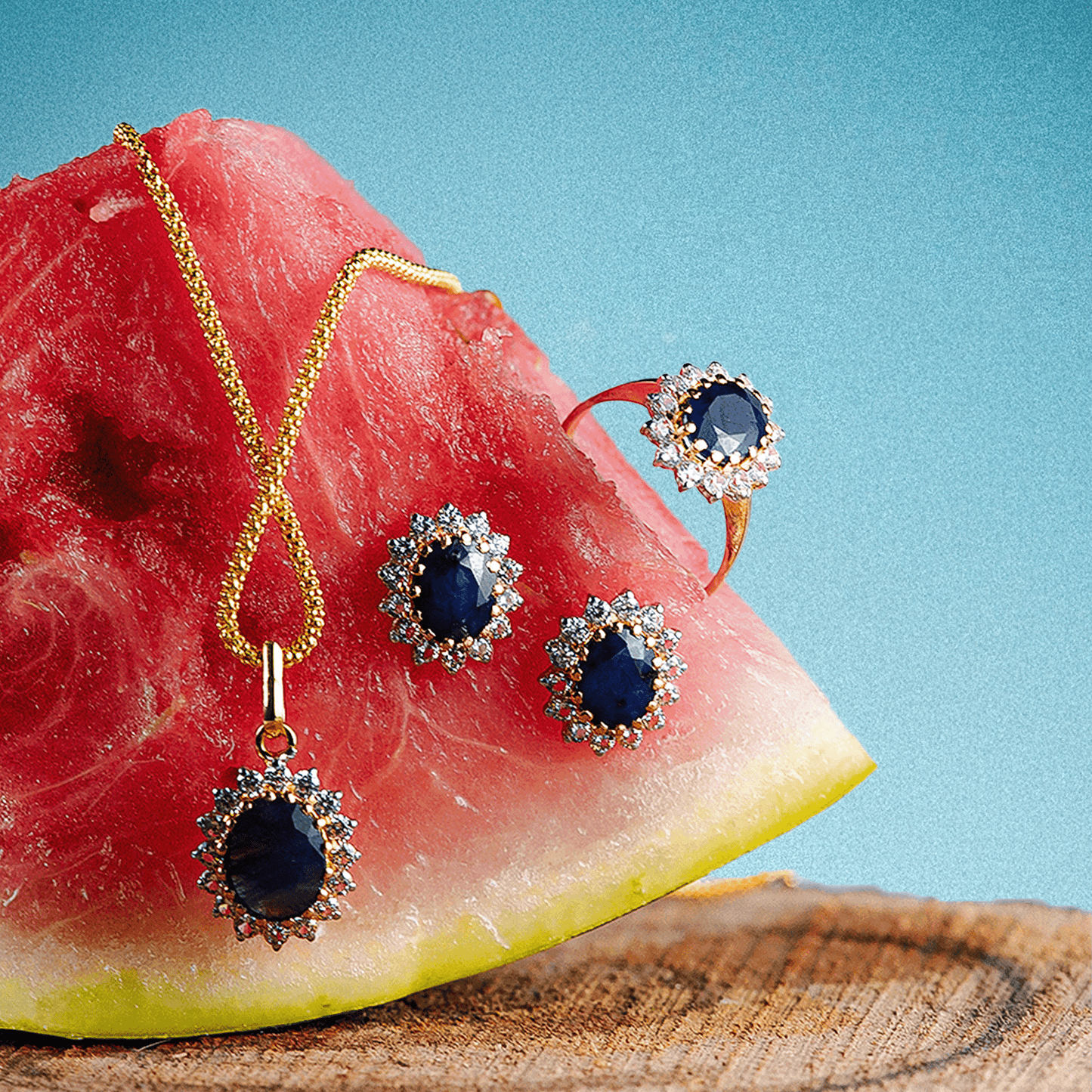 Cerulean Pendant Set